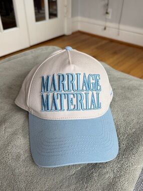 'Marriage Material' Bride Baseball Cap